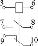 Схема подключения реле НЛ-6