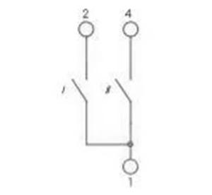 Рис.1. Схема подключения переключателя BX9G