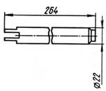 Чертеж стерженя ВИЕЮ 685174.010