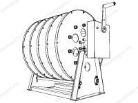 Кабельные барабаны с ручным приводом КБР