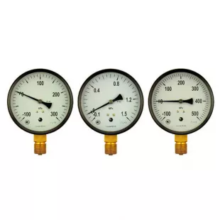 Мановакуумметр  100мм -100...0...60 кПа (-1...0...0,6 бара); М20х1,5; - ОСНОВА М.3 фото 1