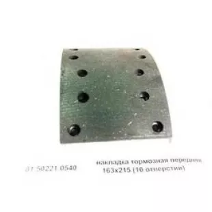 Накладки тормозные 3ТР-89 фото 1